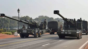 DRDO's Advance Towed Artillery Gun System (ATAGS) being displayed at Rajpath during a rehearsal for the Republic Day parade in New Delhi in 2017. File Photo/PTI