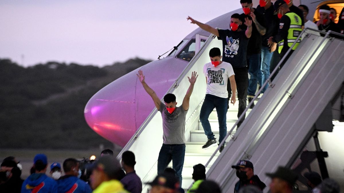 'Free at last': US releases 250 Venezuelans held in El Salvador in exchange for 10 Americans