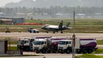 A British Royal Navy fighter jet being moved to a designated facility for British engineers to assess it after remaining stranded for about a month following a technical issue, at Kerala airport in Thiruvananthapuram, July 6, 2025. File Photo/PTI