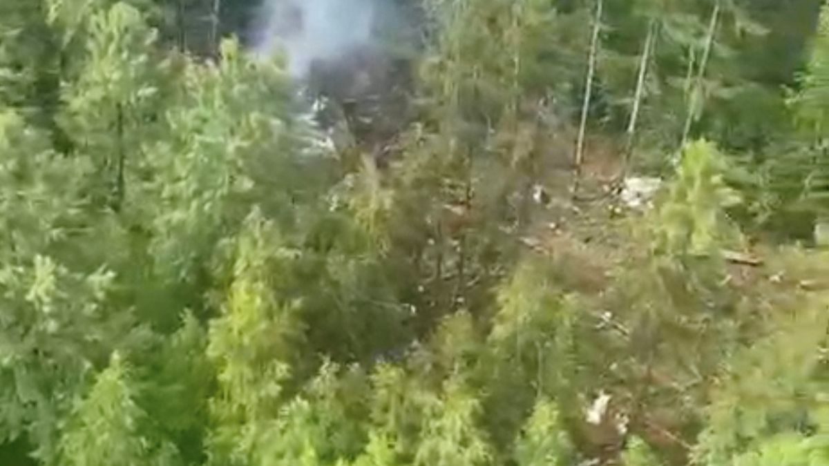 Smoke rises at the crash site of an Angara Airlines An-24 passenger plane near Tynda in the Amur Region, Russia July 24, 2025, in this still image taken from video. Federal Air Transport Agency/Handout via Reuters Smoke rises at the crash site of an Angara Airlines An-24 passenger plane near Tynda in the Amur Region, Russia July 24, 2025, in this still image taken from video. Federal Air Transport Agency/Handout via Reuters