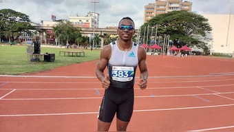 India's Animesh Kujur becomes first Indian sprinter to compete at the Diamond League. Image: @India_AllSports
