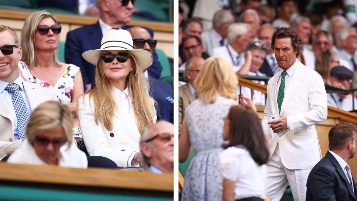Nicole Kidman and Matthew Mcconaughey are in attendance at the Wimbledon 2025 final. AFP Nicole Kidman and Matthew Mcconaughey are in attendance at the Wimbledon 2025 final. AFP