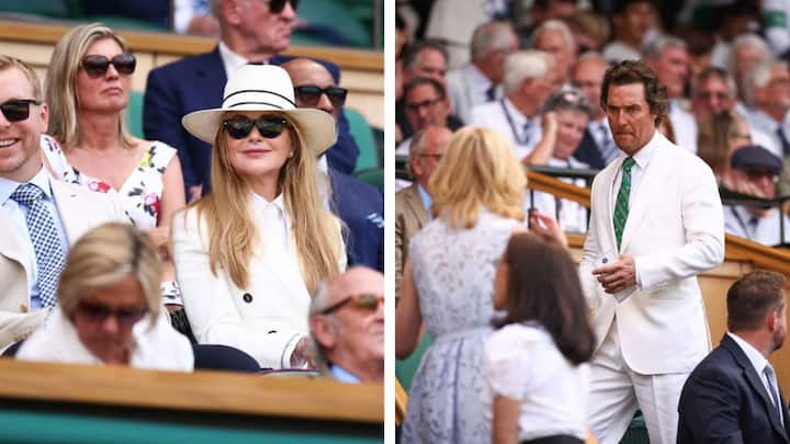 From Nicole Kidman to Matthew McConaughey: Stars align at Centre Court to witness the colossal Carlos Alcaraz vs Jannik Sinner clash unfold in the Wimbledon 2025 final