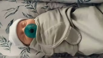 Thaddeus Daniel Pierce was born from an embryo that had been stored for 30 and a half years. Image: X
