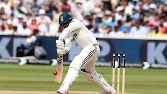 A still of Jasprit Bumrah from Lord's Test. AP