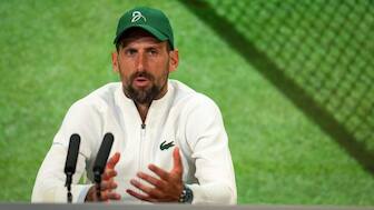 Novak Djokovic in the frame. AFP