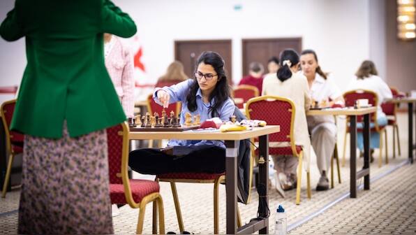 Vantika Agrawal continues good form as she stuns higher-ranked Kateryna Lagno at FIDE Women’s World Cup 2025