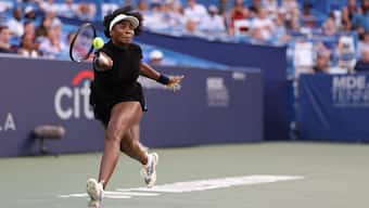 Venus Williams confirmed she is engaged to Andrea Preti after her singles win at Washington Open. Image: Reuters
