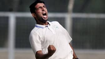 Anshul Kamboj became only the third bowler to take a 10-fer in an innings in Ranji Trophy. PTI