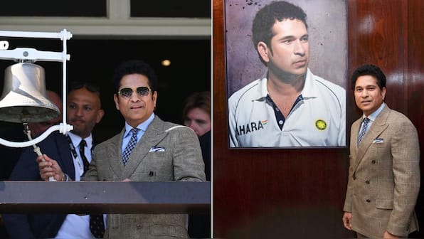 Sachin Tendulkar rings the bell at Lord's after 'heroic' portrait unveiled ahead of IND vs ENG 3rd Test