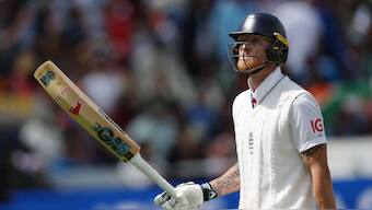Ben Stokes after getting out cheaply in the 2nd Test against India. Image: Reuters