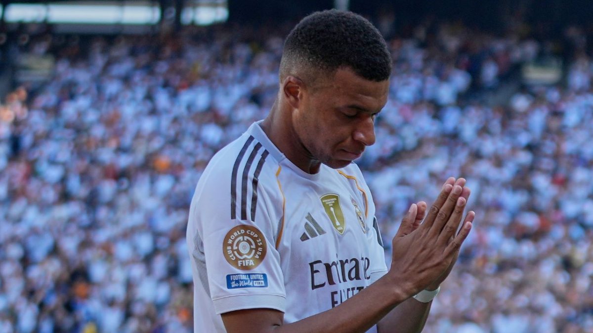 Kylian Mbappe paid respect to Diogo Jota after scoring goal against Dortmund in Club World Cup quarterfinal. AP Kylian Mbappe paid respect to Diogo Jota after scoring goal against Dortmund in Club World Cup quarterfinal. AP