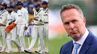 Michael Vaughan slammed the ICC for only docking points from England. Image: AP/AFP