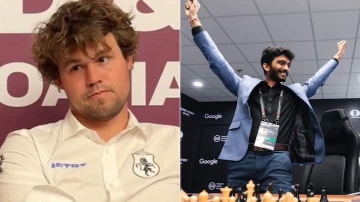 Magnus Carlsen asked to define Gukesh in one word, his reply will leave you in awe; watch video