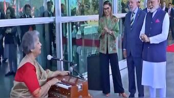 Watch | PM Modi gets a 'Ram Bhajan' welcome in Brazil before official talks