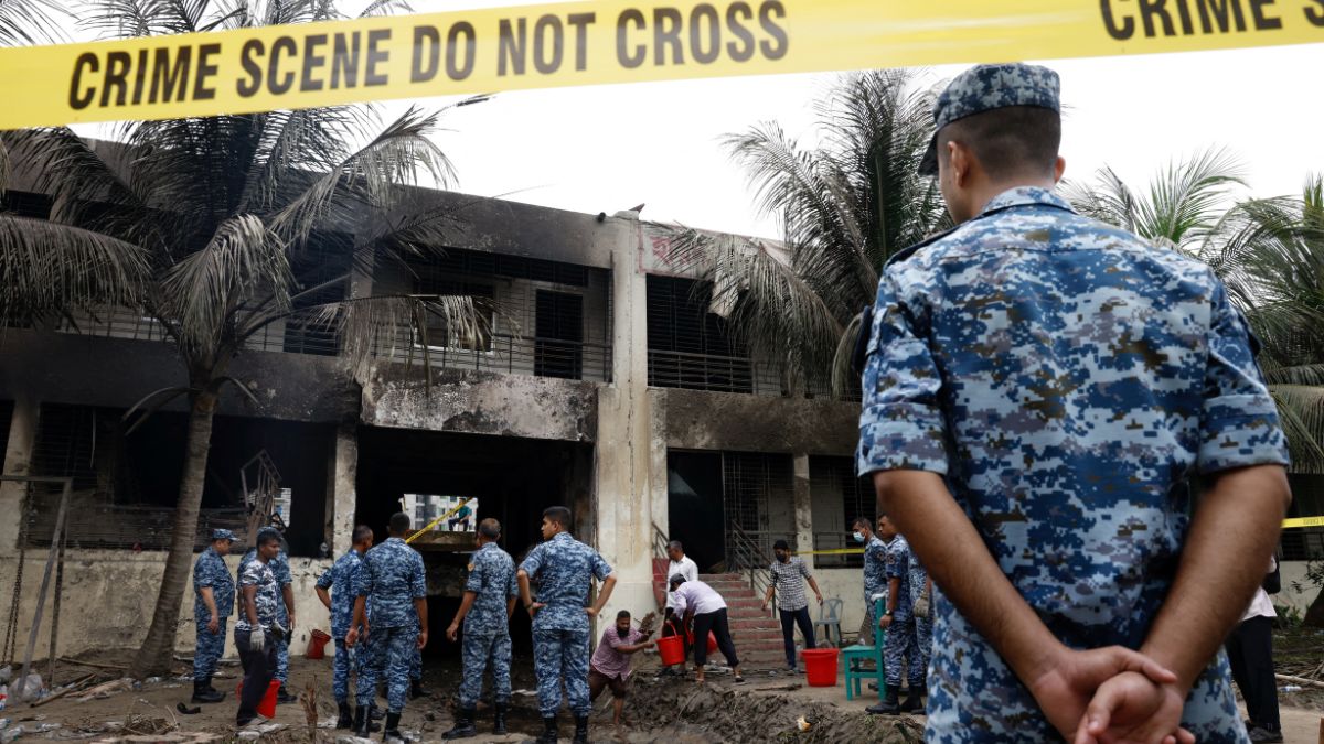 National mourning in Bangladesh after China-made fighter jet crashed leaving 27 dead, 170 injured National mourning in Bangladesh after China-made fighter jet crashed leaving 27 dead, 170 injured