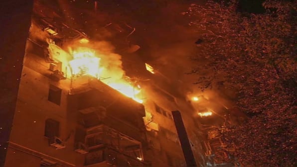 Russia launches major assault on Kyiv as Nato allies prepare new arms drive for Ukraine