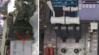 Thrust Lever Quadrant & Fuel Control Switch of the doomed Air India plane