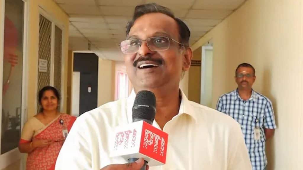 Isro Chief V Narayanan. Image: PTI