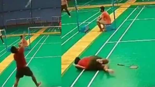 Tragedy on the court: Young man collapses and dies while playing badminton in Hyderabad | Video