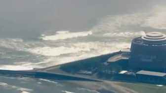 Waves slam Japan coast after Russia quake. Source: X