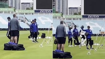 Gautam Gambhir was involved in an exchange with The Oval's chief curator. PTI