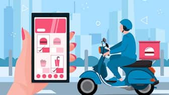 Many orders, one rider: the gig worker behind the app. Image courtesy Wikimedia Commons