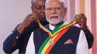 'A matter of pride': PM Modi conferred with Ghana’s national award ‘The Officer of the Order of the Star'