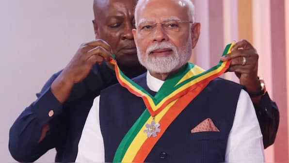 'A matter of pride': PM Modi conferred with Ghana’s national award ‘The Officer of the Order of the Star'