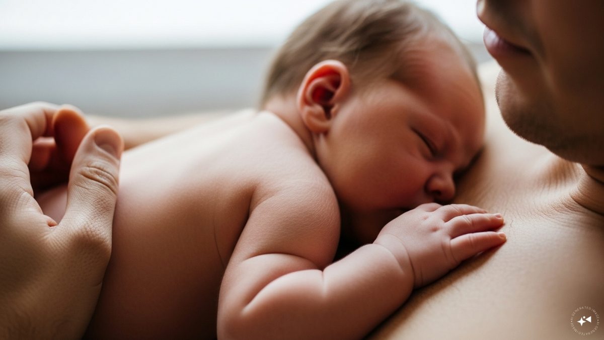 The 10-month-old baby girl in Sweden would often lie on her father’s bare chest, a common skin-to-skin practice known to support early development and strengthen the parent-child connection. AI-generated representative image The 10-month-old baby girl in Sweden would often lie on her father’s bare chest, a common skin-to-skin practice known to support early development and strengthen the parent-child connection. AI-generated representative image