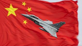 China has denied reports of its embassies attempting to hurt France's Rafale fighter jet's image. AI-generated image for representative purpose