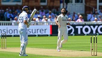 Akash Deep bowls at Lord's during the 3rd Test between India and England. Image: AFP