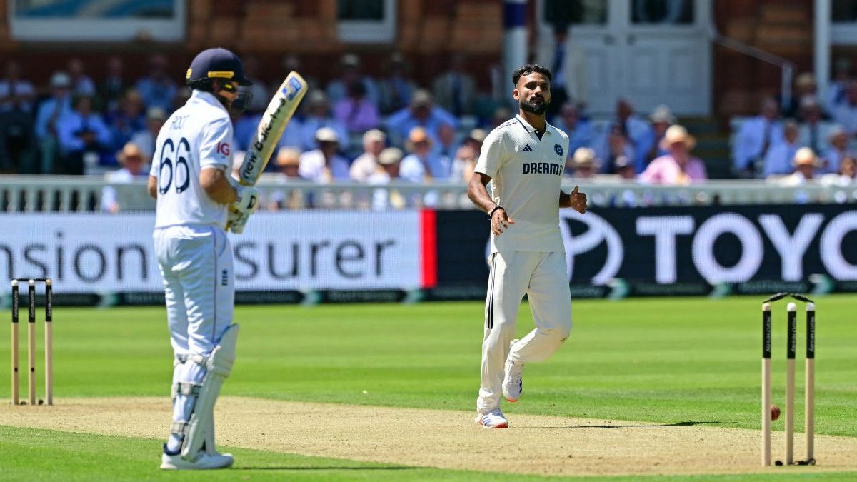 Akash Deep bowls at Lord's during the 3rd Test between India and England. Image: AFP Akash Deep bowls at Lord's during the 3rd Test between India and England. Image: AFP