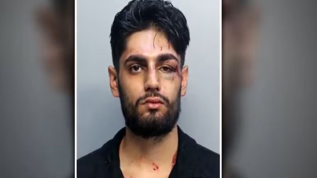 A 21-year-old Indian-origin man, identified as Ishaan Sharma, allegedly attacked a fellow passenger in a violent mid-air brawl in US. Image courtesy: X A 21-year-old Indian-origin man, identified as Ishaan Sharma, allegedly attacked a fellow passenger in a violent mid-air brawl in US. Image courtesy: X