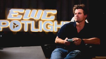 Magnus Carlsen at Esports World Cup event. EWC