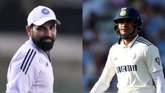 Mohammed Shami concluded that the lack of awareness and patience form Indian batters led to team's defeat at Lord's. Images: PTI/Reuters
