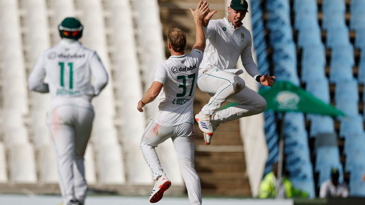 South Africa tied their record for longest winning streak in Test from 2002. Image: AFP South Africa tied their record for longest winning streak in Test from 2002. Image: AFP