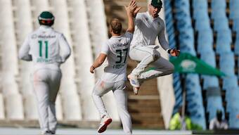 South Africa tied their record for longest winning streak in Test from 2002. Image: AFP