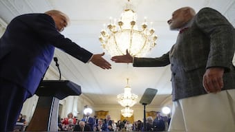 US President Donald Trump unleashed a blistering tirade against New Delhi on Thursday. File image/AP