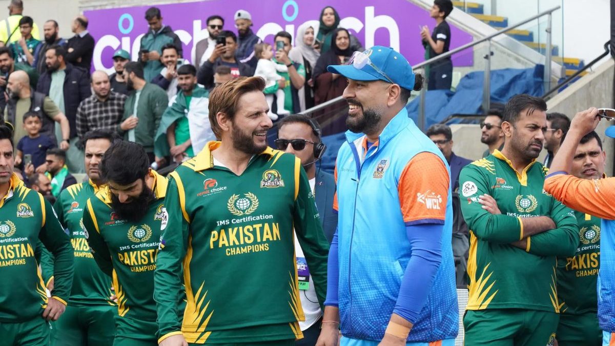 Yuvraj Singh and Shahid Afridi during the previous edition of WCL. Image: WCL Yuvraj Singh and Shahid Afridi during the previous edition of WCL. Image: WCL