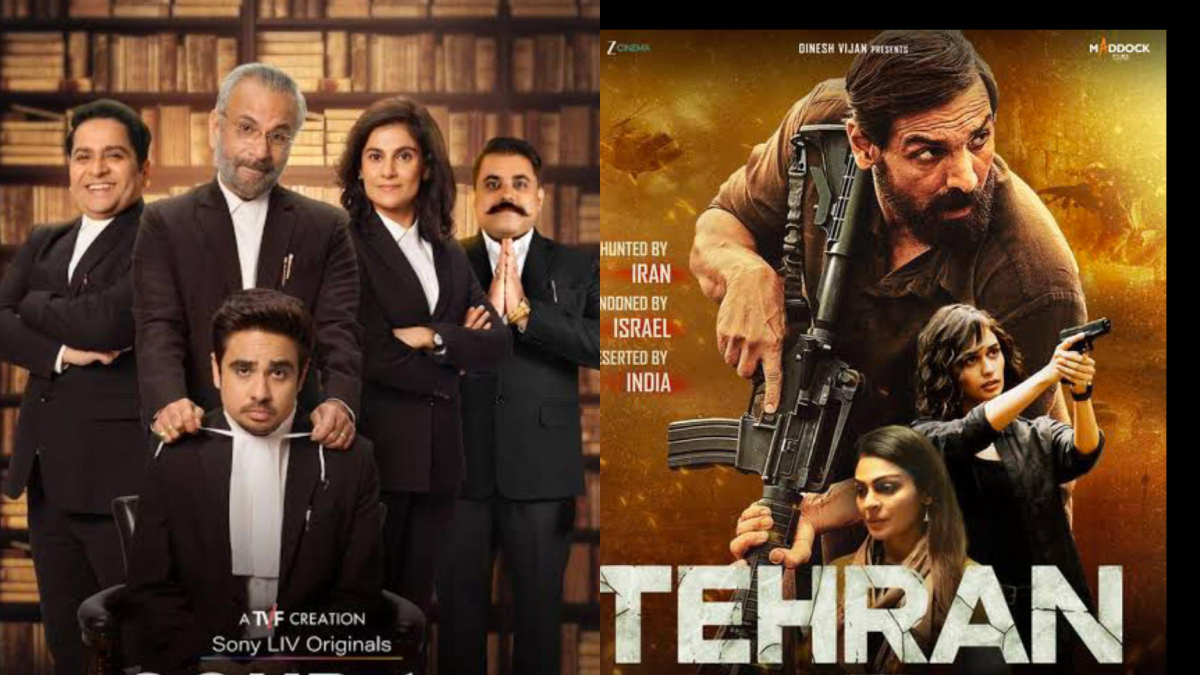 From 'Court Kacheri' to John Abraham's 'Tehran' to Netflix's 'Saare Jahan Se Accha': Shows and films to watch on OTT this weekend From 'Court Kacheri' to John Abraham's 'Tehran' to Netflix's 'Saare Jahan Se Accha': Shows and films to watch on OTT this weekend