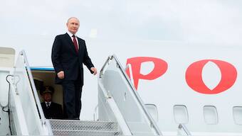The Russian delegation had to pay for refuelling their jets in cash. AP/File Photo

