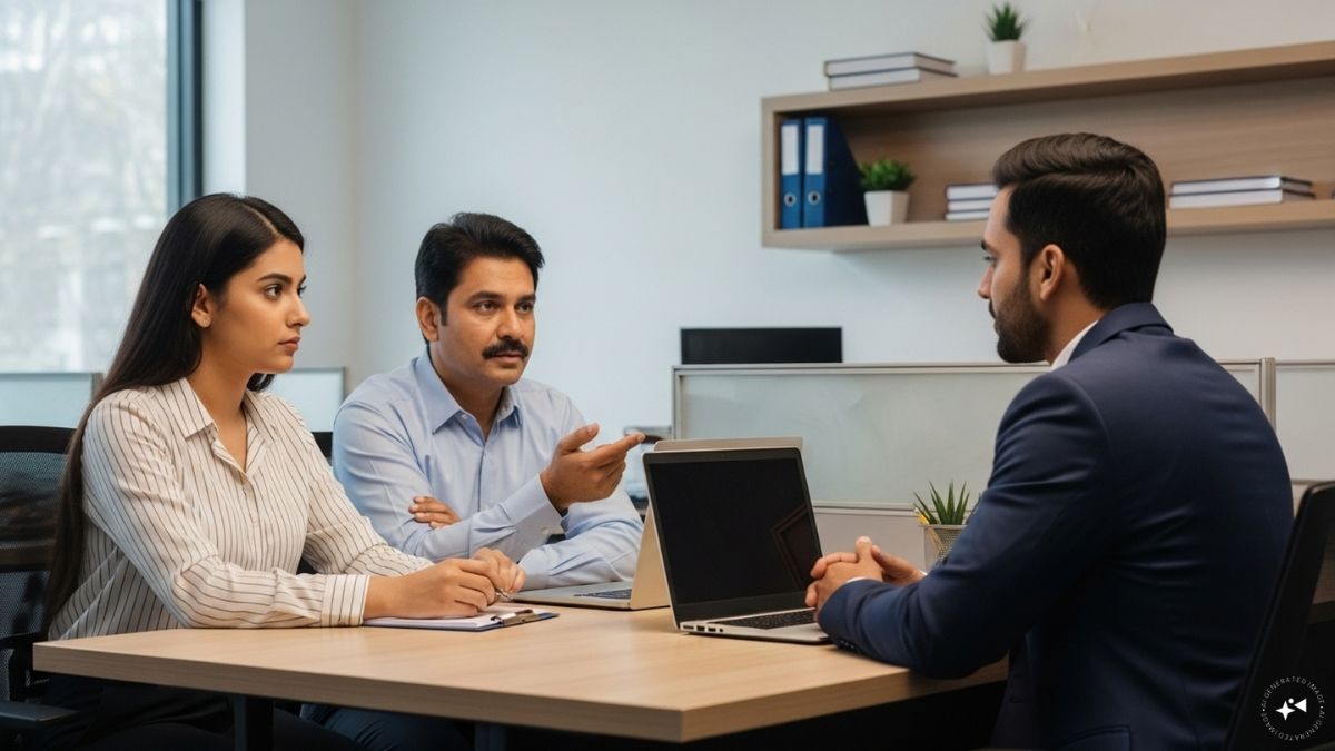 The survey says that 77 per cent of Gen Z job seekers have taken a parent along to an interview. AI-Generated/Representational Image The survey says that 77 per cent of Gen Z job seekers have taken a parent along to an interview. AI-Generated/Representational Image