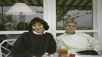Ghislaine Maxwell with Jeffrey Epstein in an undated photo. US Department of Justice