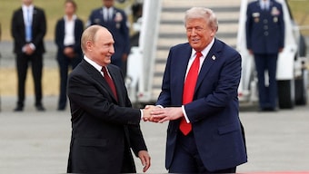 Vladimir Putin at the 2025 Alaska summit with Donald Trump. Reuters/File Photo
