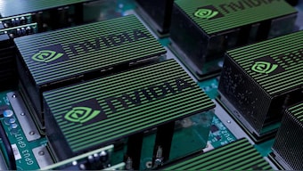 The logo of Nvidia Corporation is seen during the annual Computex computer exhibition in Taipei, Taiwan May 30, 2017. REUTERS/Tyrone Siu/File Photo