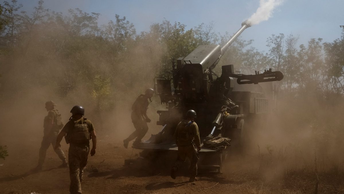 Service members of the 44th Separate Artillery Brigade of the Ukrainian Armed Forces fire a 2S22 Bohdana self-propelled howitzer towards Russian troops near a front line, amid Russia's attack on Ukraine, in Zaporizhzhia region, Ukraine. File image/ Reuters Service members of the 44th Separate Artillery Brigade of the Ukrainian Armed Forces fire a 2S22 Bohdana self-propelled howitzer towards Russian troops near a front line, amid Russia's attack on Ukraine, in Zaporizhzhia region, Ukraine. File image/ Reuters