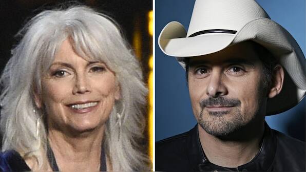 Emmylou Harris and Brad Paisley are headed for Nashville Songwriters Hall of Fame