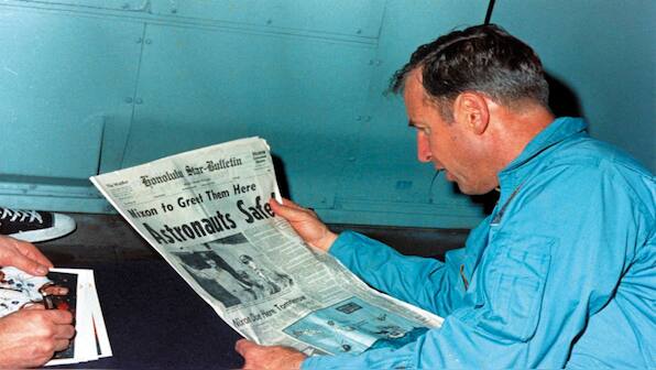 US astronaut Jim Lovell, commander of Apollo 13, dies in Chicago at 97