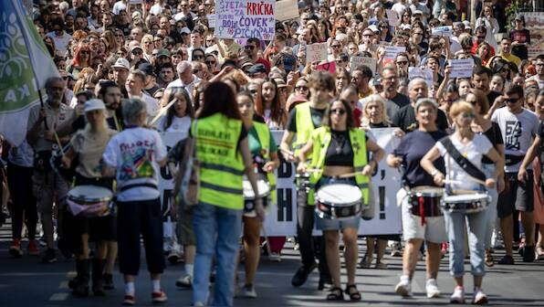 Serbia unrest deepens as protesters report beatings, threats, and abuse